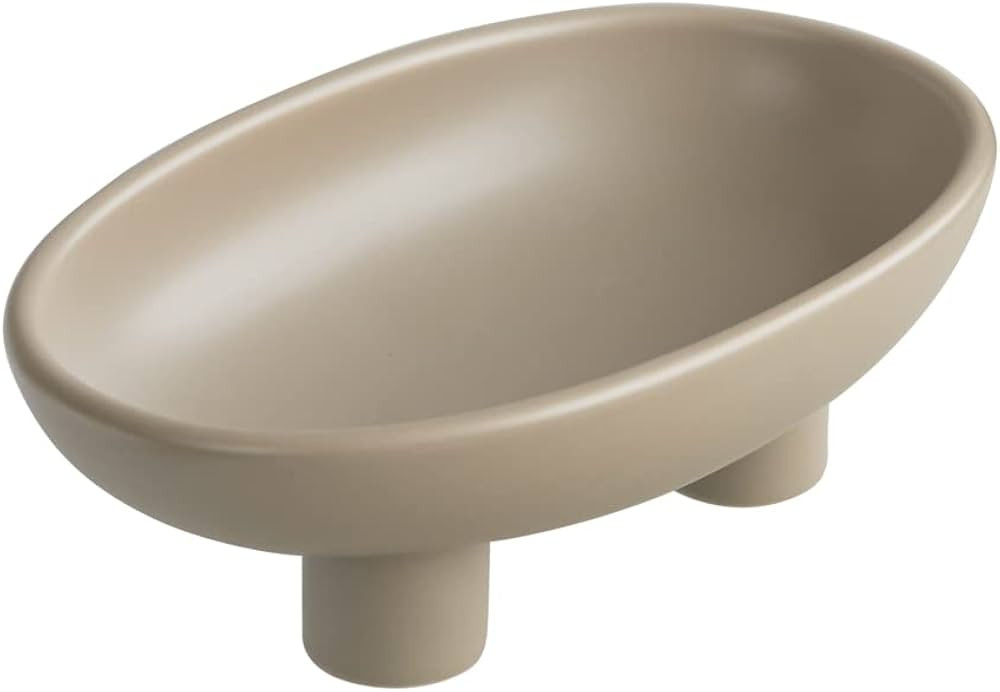 WENSHUO Three-Legs Ceramic Fruit Bowl for Kitchen Counter, Decorative Bowl for Table Décor, 10-i... | Amazon (US)