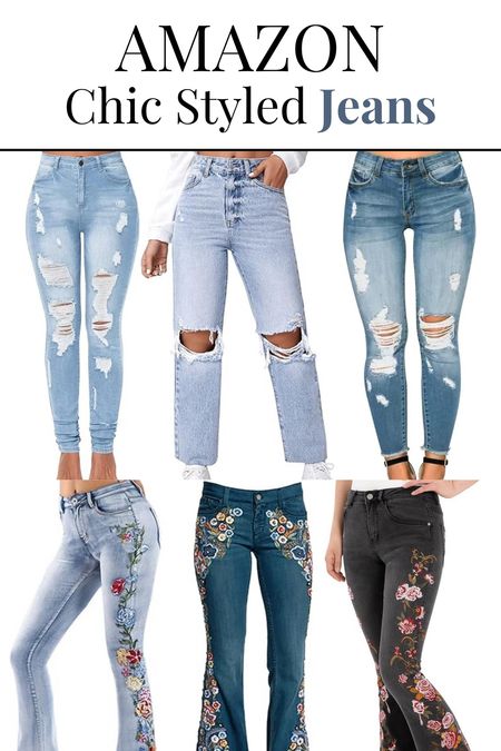 Elevate your denim collection with my curated selection of the best-styled jeans! 🌟 From wide-leg flares with floral embroidery to high-waisted bell bottoms, these fashion-forward picks will revamp your wardrobe. Explore the chic world of distressed designs, ripped boyfriend jeans, and more. Find the perfect pair to showcase your unique style! 👖✨ #StyledJeans #DenimFashion #FashionFinds

#LTKstyletip