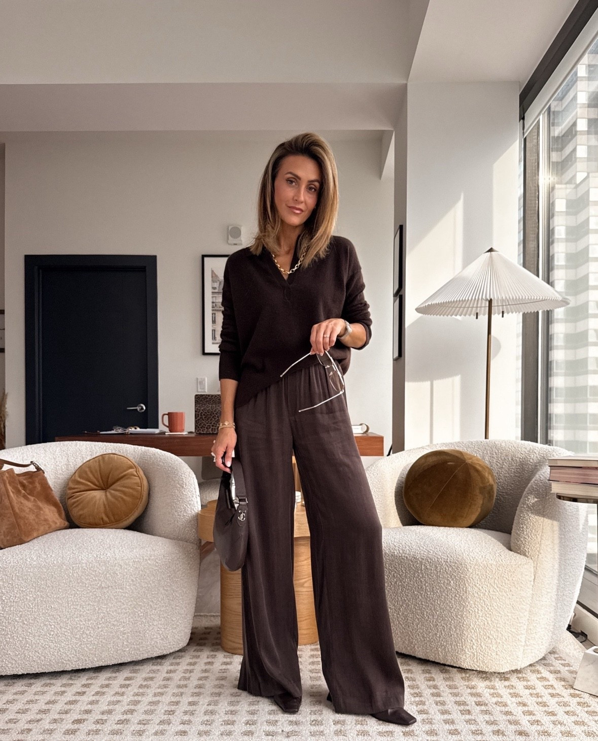 The satin pants and cashmere polo sweater that’s been elevating my style home and in Paris! ✨🤎 size xs on both pieces! 


#LTKStyleTip #LTKTravel #LTKWorkwear