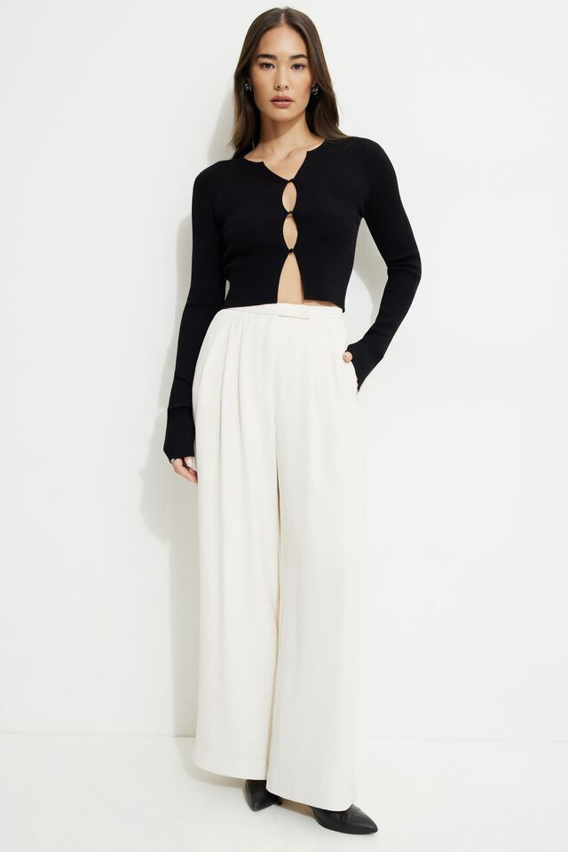 Fluid Wide Leg Pants | Dynamite Clothing