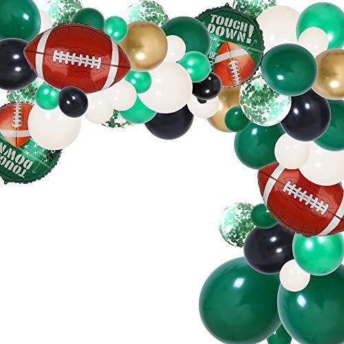 101 Pcs Football Balloons Mylar Latex Arch Garland Kit Balloon Bouquet Kids Boys Teenagers Sport ... | Amazon (US)