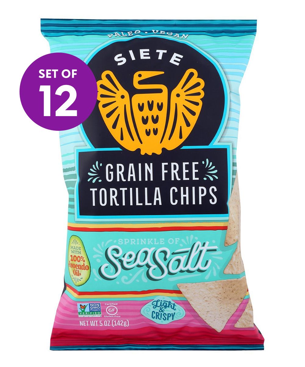 Siete Chips - Siete Sea Salt Grain-Free Tortilla Chips - Set of 12 | Zulily