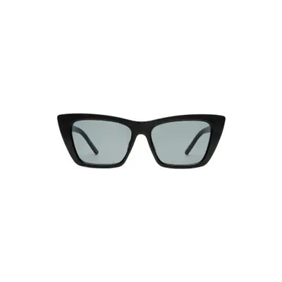 AIRE Solstice 53mm Cat Eye Sunglasses in Black /Smoke Mono at Nordstrom | Nordstrom