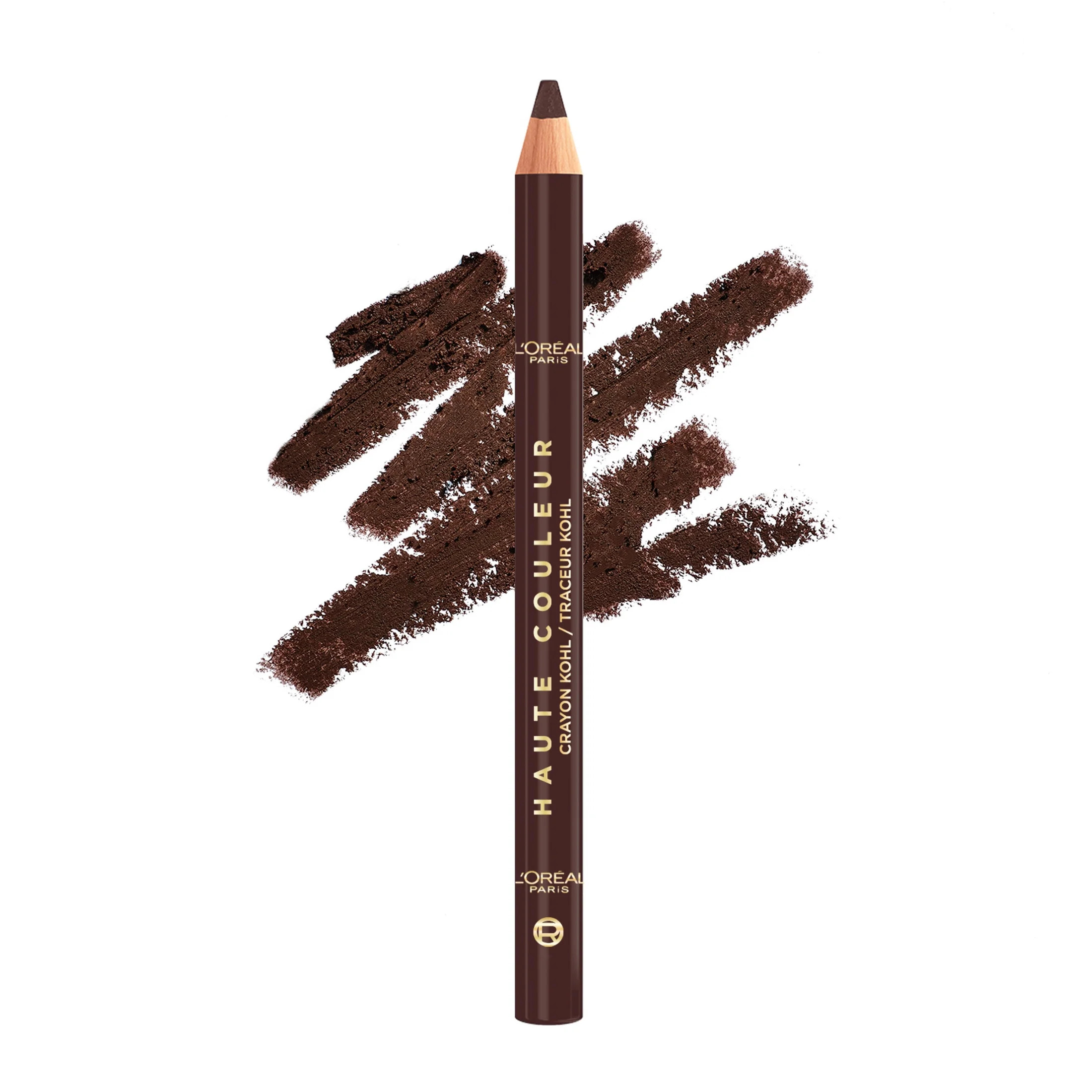 L'Oreal Paris Haute Couleur Kohl Pencil Eyeliner Makeup, Brown Leather 120, 0.03 oz | Walmart (US)