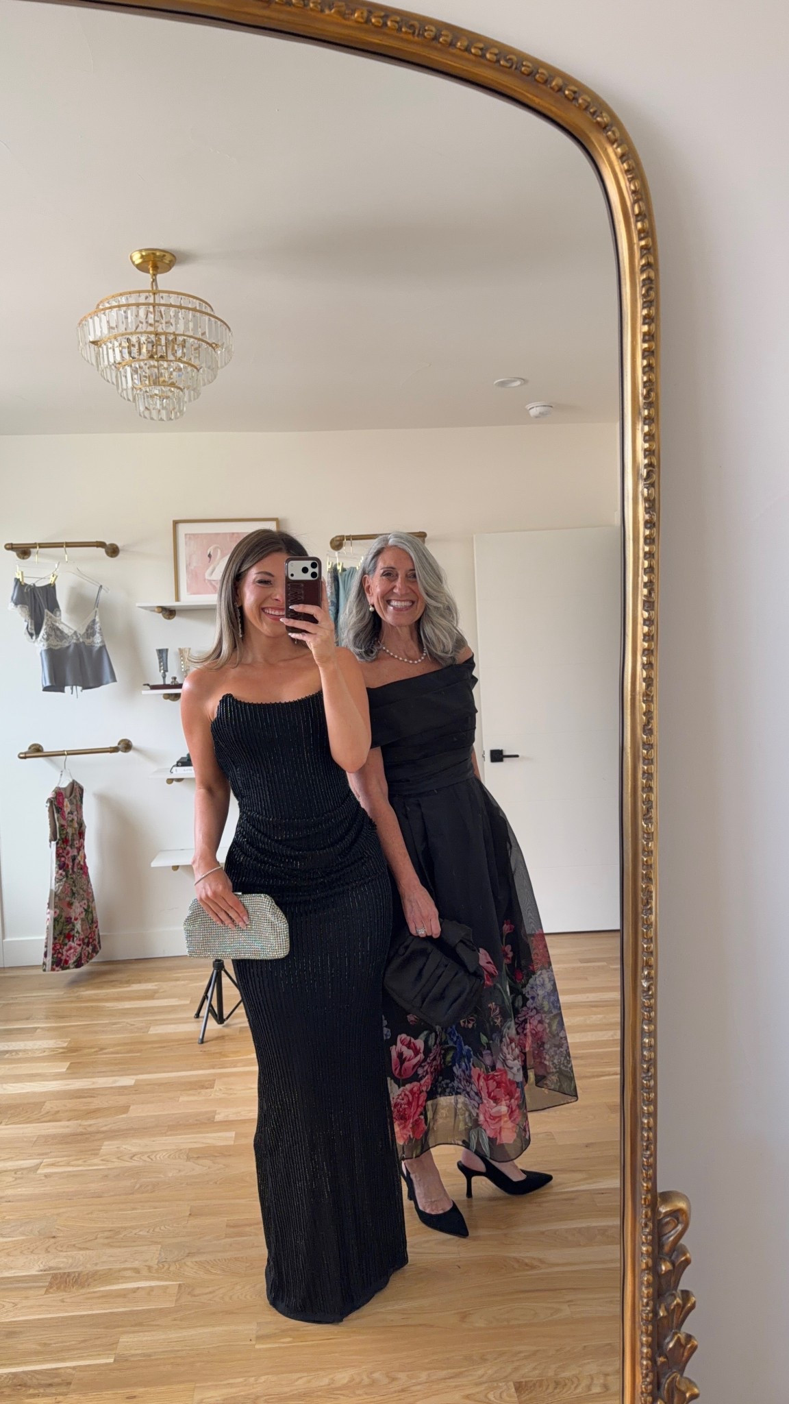 Mom and me strapless/off the shoulder floral wedding guest and formal event dresses  

vici: Emerson30
divi: emerson15

i did my normal size 2
mom sized down to 4

Wedding guest
Formal event
Black tie
Floral
Metallic
Pleated
Mother of the bride
Special occasion 

#LTKWedding #LTKSeasonal #LTKgrwm