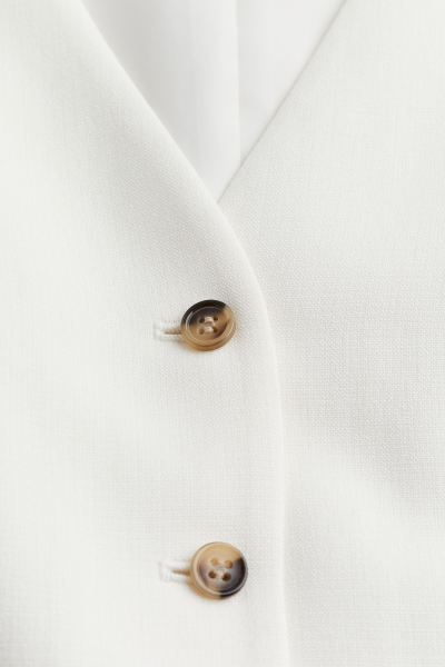 Tailored Suit Vest - White - Ladies | H&M US | H&M (US + CA)