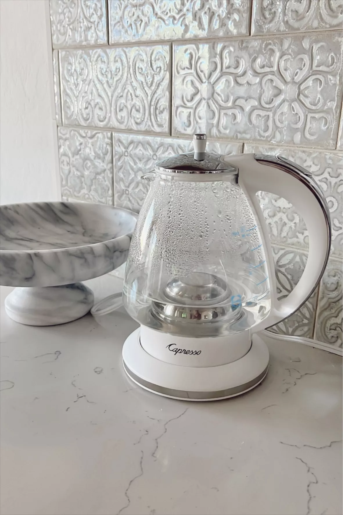Capresso H2O Glass Electric Tea Kettle + Reviews