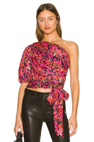 Amanda Uprichard Bexley Top in Bloomessence from Revolve.com | Revolve Clothing (Global)