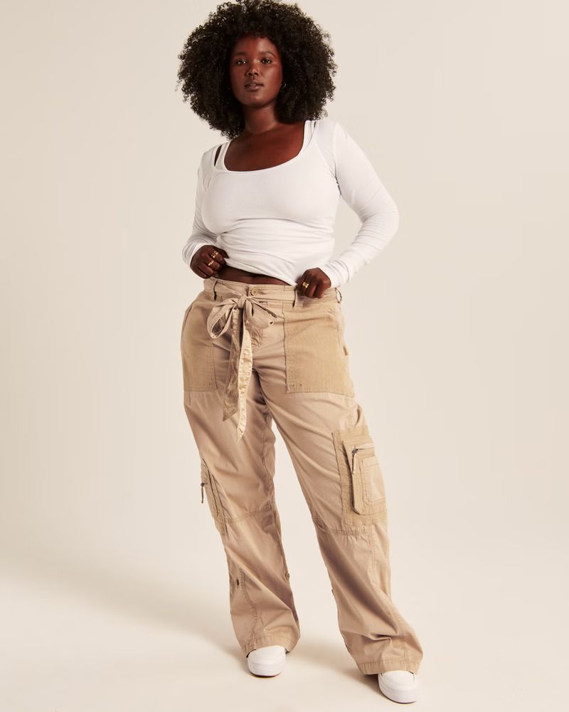 Women's Vintage Cargo Pants | Women's Bottoms | Abercrombie.com | Abercrombie & Fitch (US)
