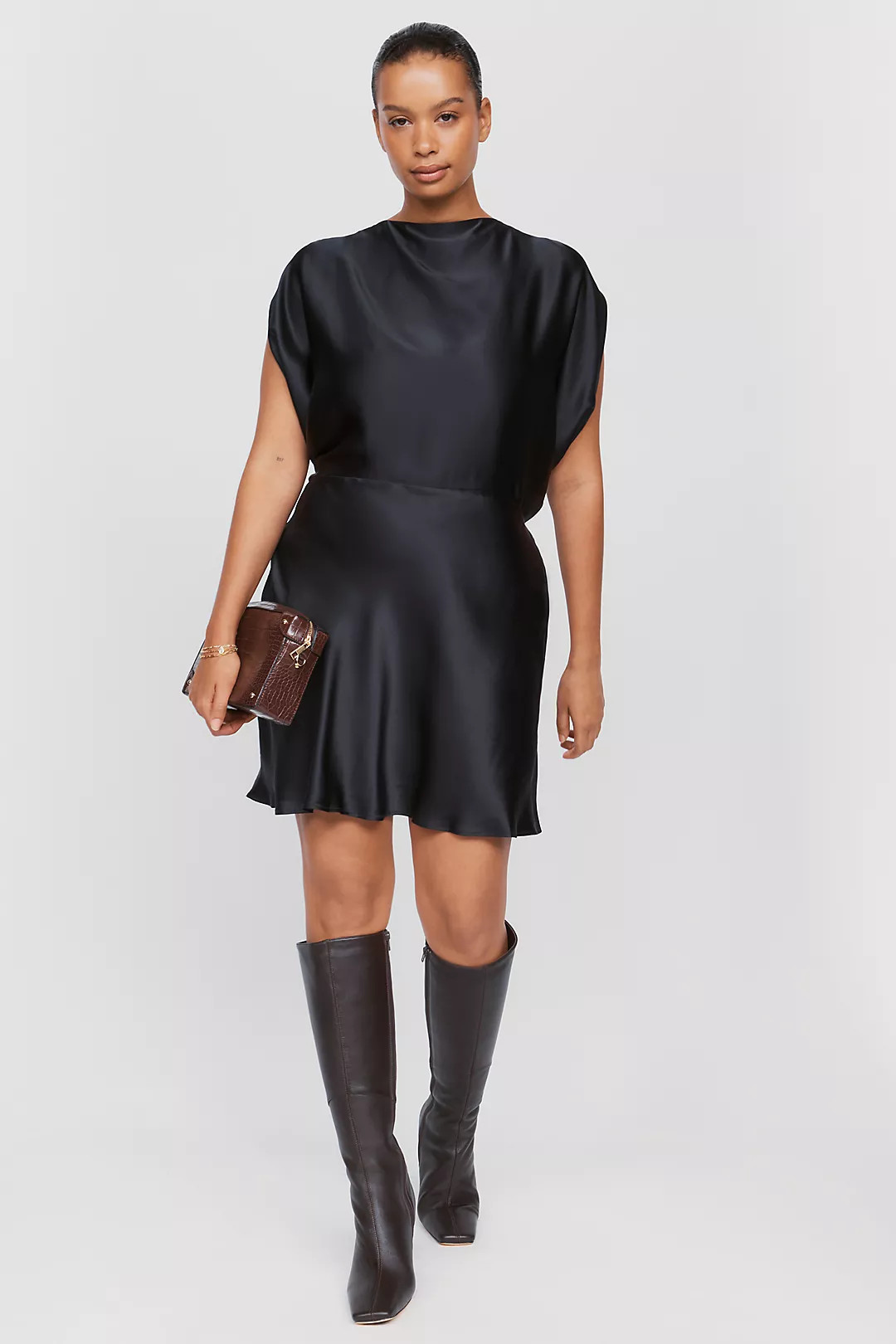 By Anthropologie 100% Silk Mini Dress | Anthropologie (US)