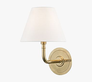 Celia Metal Wall Sconce (8") | Pottery Barn (US)