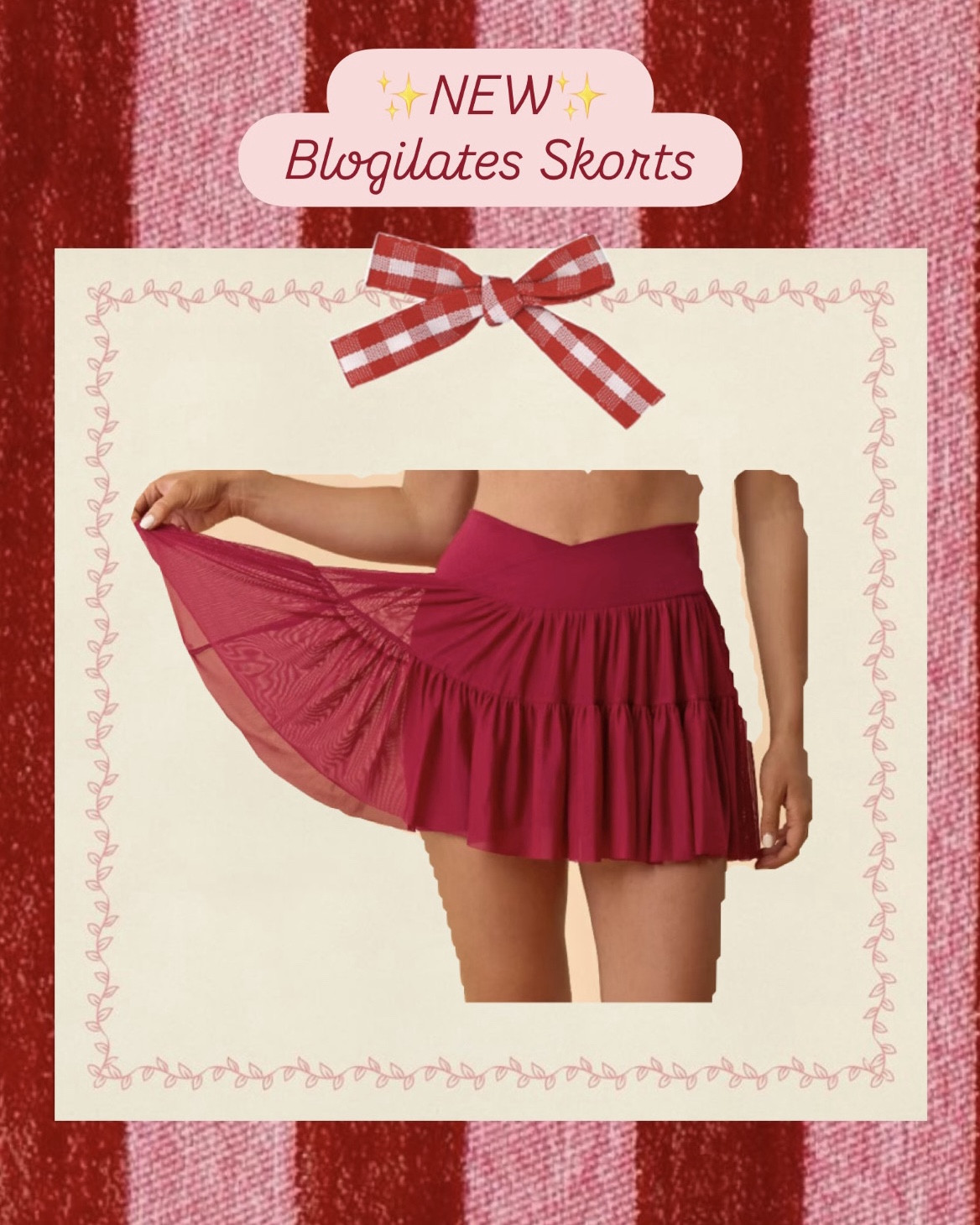 My favorite skirt is back in stock and in new colors! Run to Target before this Blogilates collection sells out! I had to pickup red and blue!  💋🦋

#LTKootd #LTKActive #LTKFindsUnder50