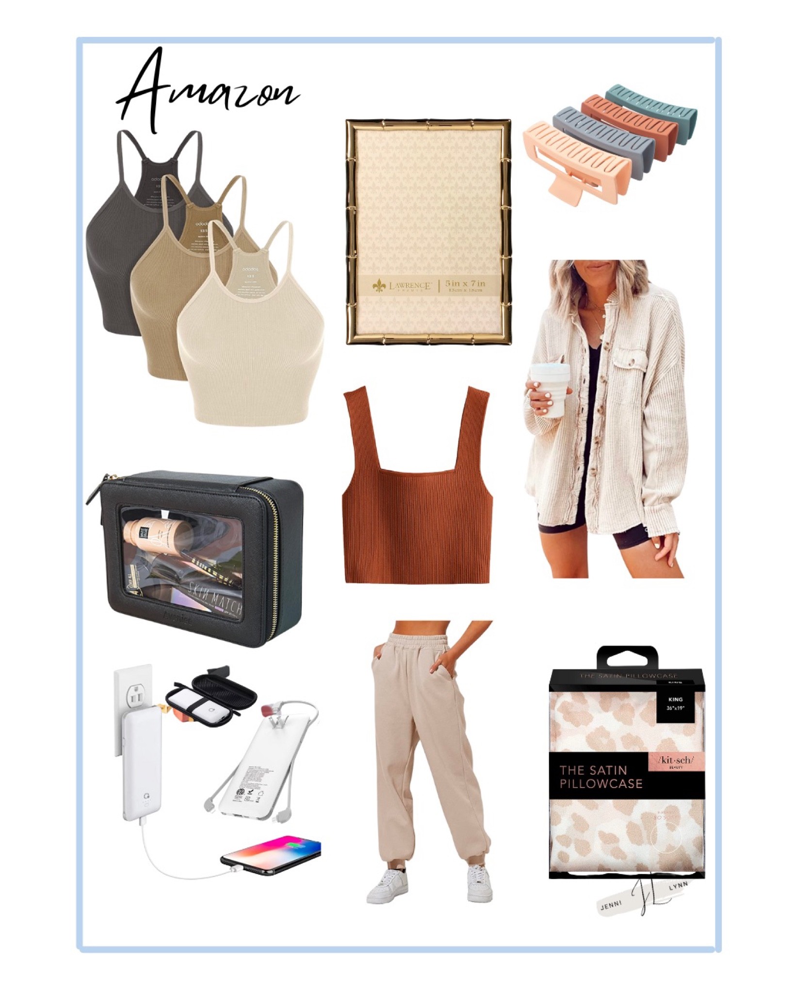 Amazon finds; daily deals; Amazon fashion; fit; beauty; claw clips; makeup travel bag; home decor; 

#LTKstyletip #LTKhome #LTKbeauty