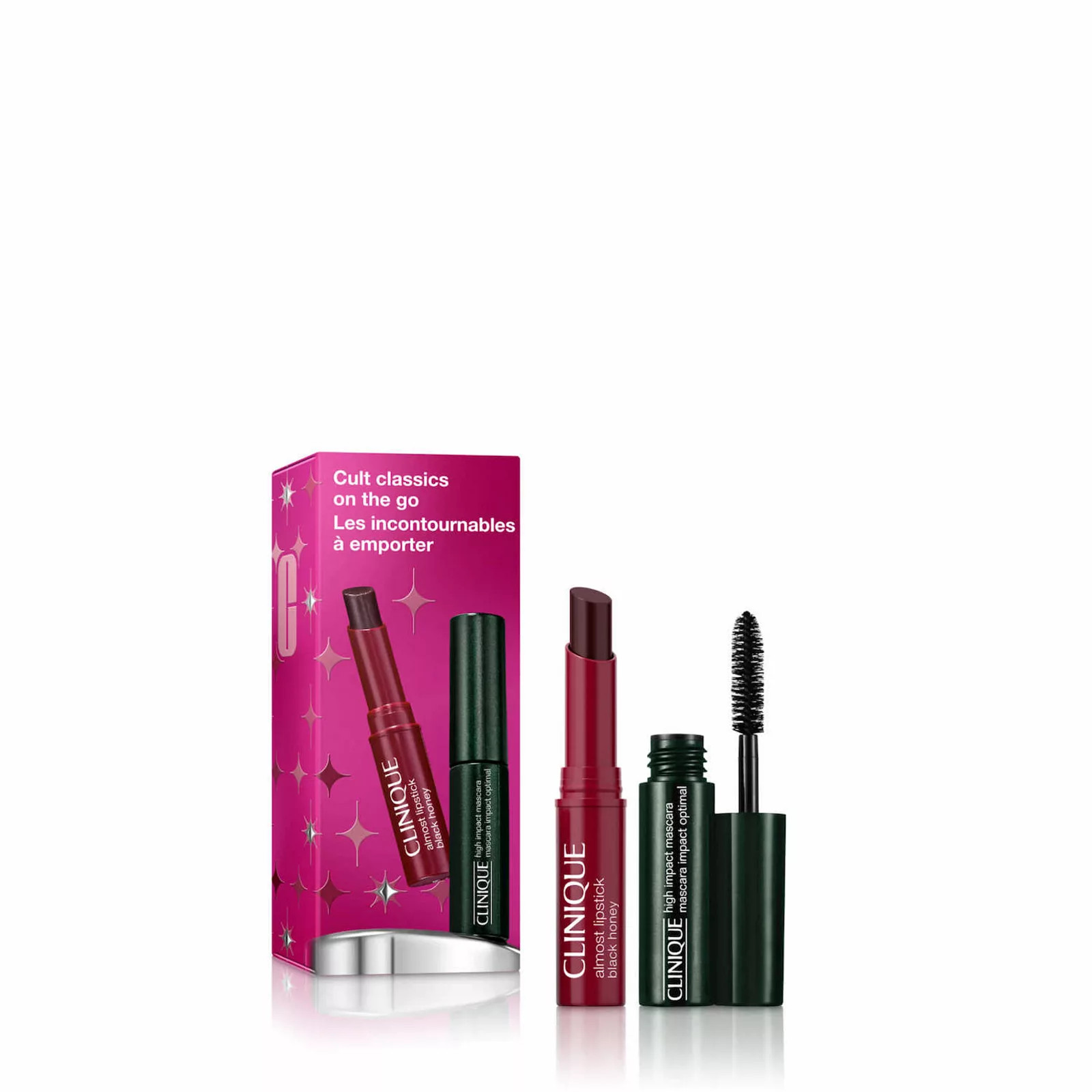 CLINIQUE Cult Classics on the Go: High Impact Mascara + Black Honey Lip Mini Gift Set, Size: .06Oz, None | Kohl's