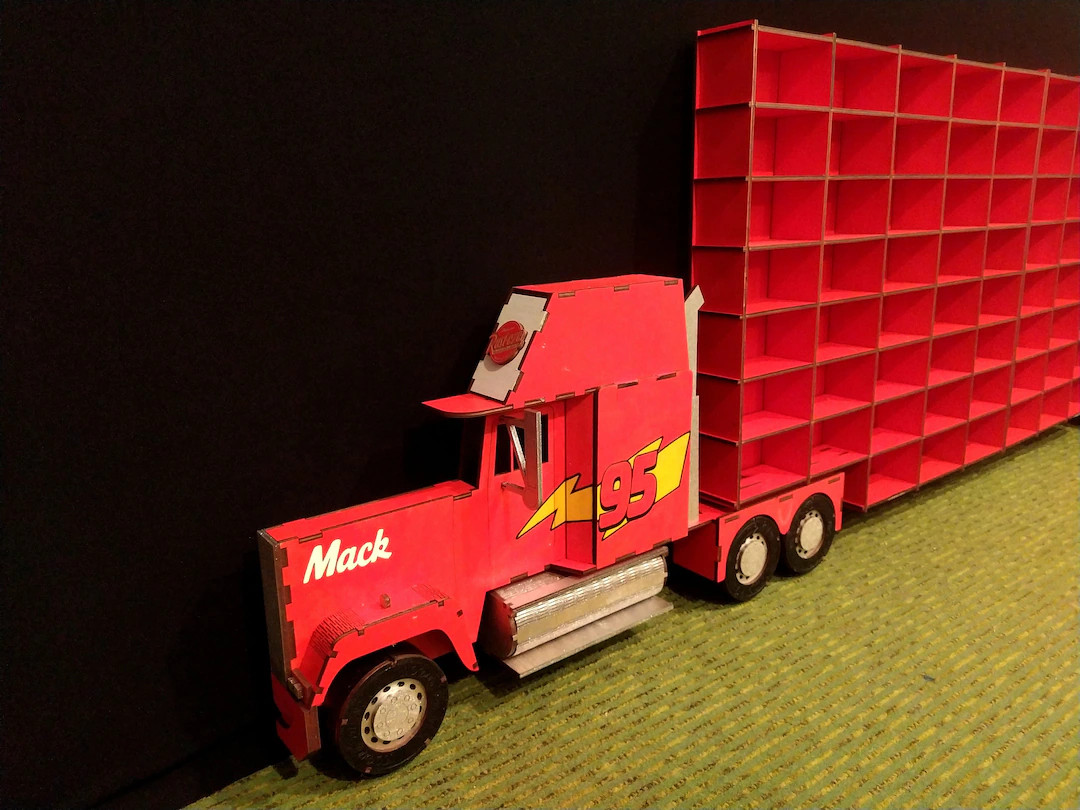 Mack Organizer, Truck Shelf for Toy Cartoon Cars , Diecast Models Display, Cars Fans Christmas Gi... | Etsy (US)