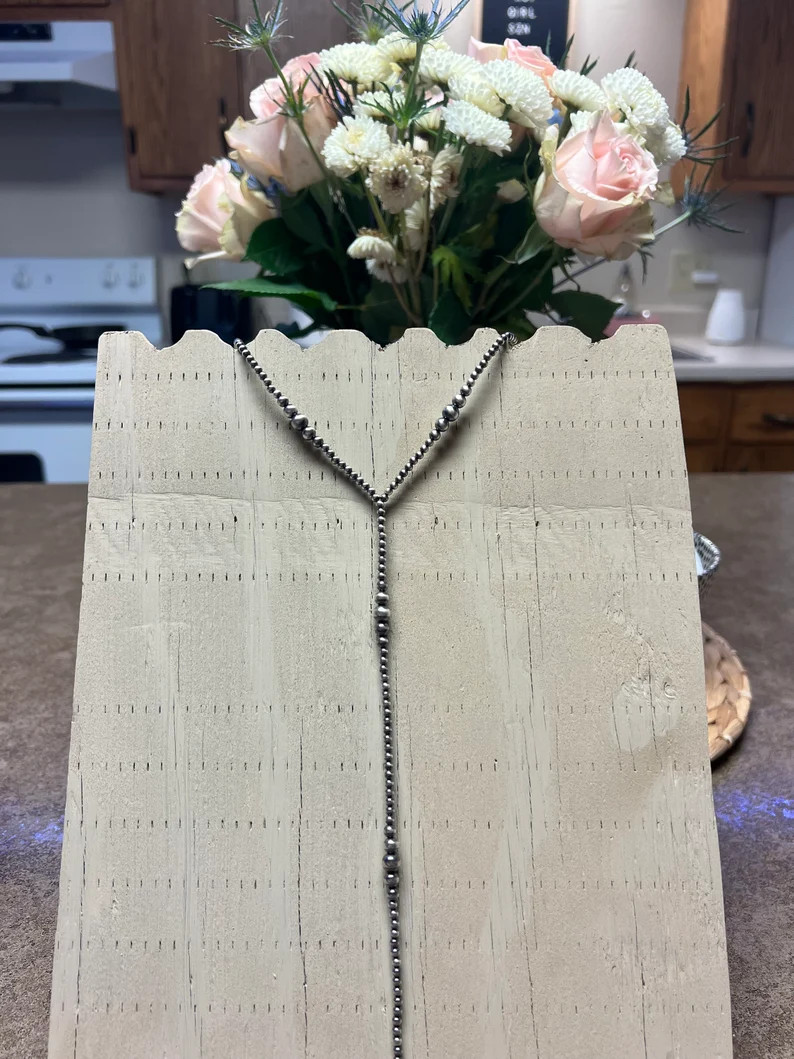 Authentic Navajo Pearl Lariat Necklace - Etsy | Etsy (US)