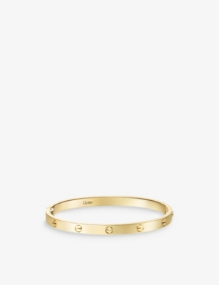 LOVE Medium 18ct Yellow-Gold Bracelet | Selfridges