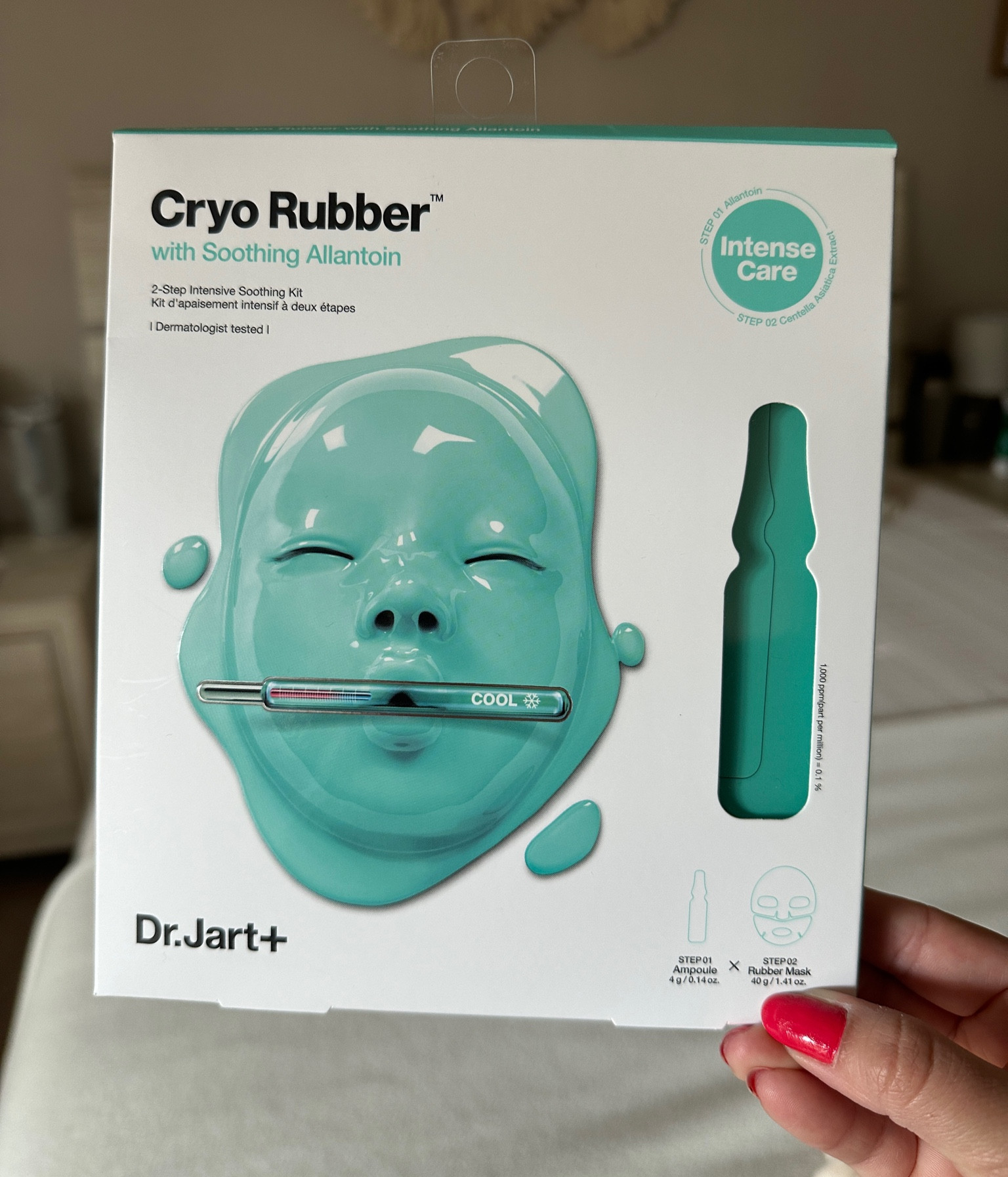 Dr.Jart cryo rubber soothing allantoin mask. 

#LTKbeauty #LTKFind