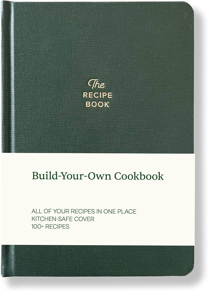 Kunitsa Co. Recipe Notebook - Keepsake Gift, Hardcover Blank Recipe Book to Write In Your Own Rec... | Amazon (US)