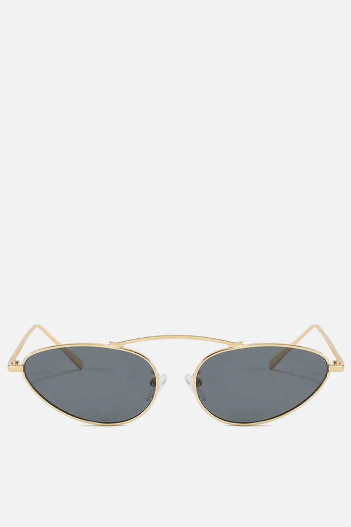 OSLO Black & Gold Cat Eye Sunglasses | Noughts and Kisses
