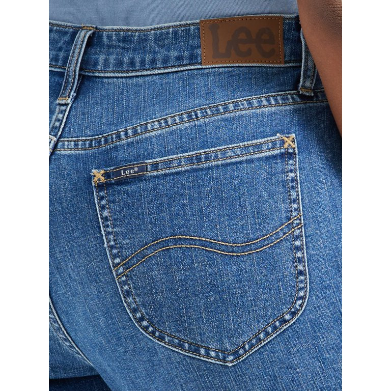 Lee® Women's Mid Rise 5" Cuffed Short - Walmart.com | Walmart (US)