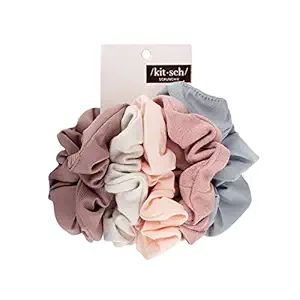 Kitsch Matte Scrunchies for Hair | Hair Scrunchies for Women | Soft Scrunchy Hair Bands | Scrunch... | Amazon (US)