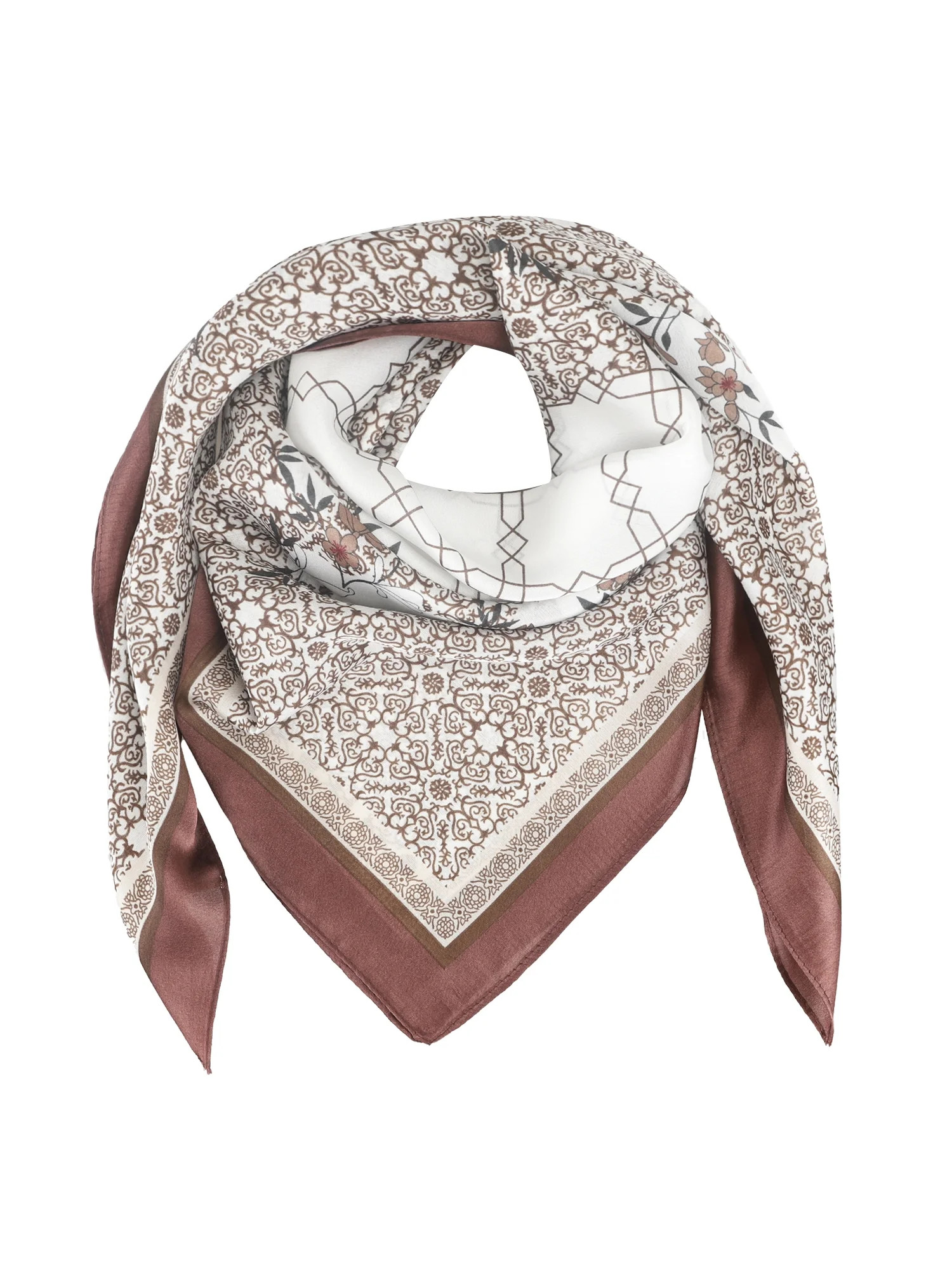 Jessica Simpson Women's Lightweight Printed Square Scarf with Vibrant Character Pattern | Walmart (US)