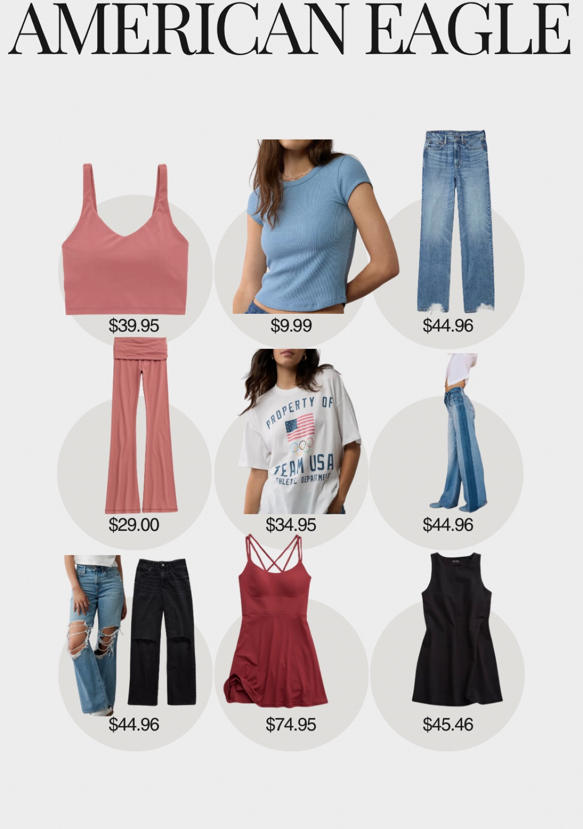 ❗️American Eagle Sale items❗️

#LTKStyleTip #LTKBacktoSchool #LTKFindsUnder100