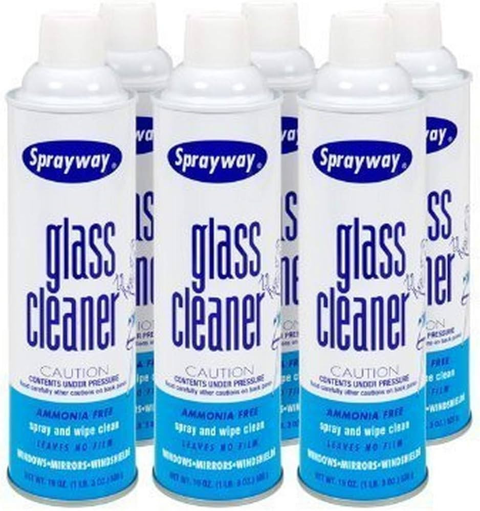Sprayway Glass Cleaner - 6 Cans | Amazon (US)