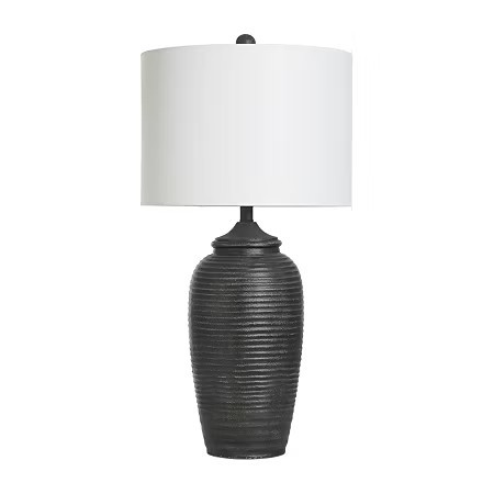 Stylecraft 32" Charlotte Table Lamp, One Size, Black | JCPenney