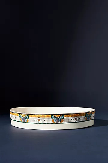 Garden Tile Pie Dish | Anthropologie (US)