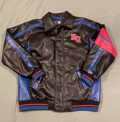 VINTAGE - KANSAS JAYHAWKS NCAA SOFT LEATHER XL JACKET-CARL BANKS G-III  | eBay | eBay AU