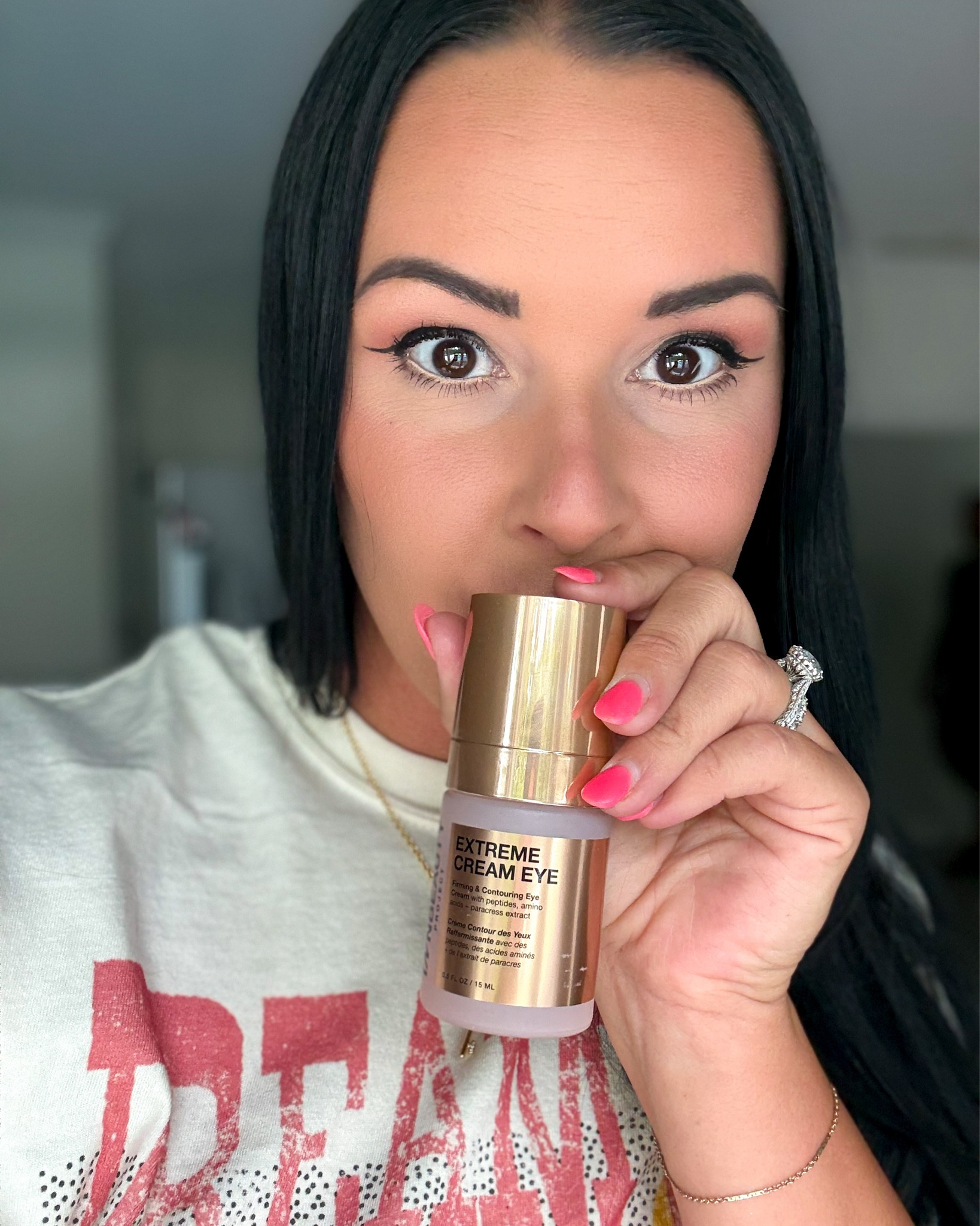 My face says it all! Extreme eye cream that has been a life changer! Truly a secret in a bottle.. a chefs kiss 💋 Smoothing, non sticky and will last forever! 

🌟INNBEAUTY Project hands down I love everything! 

#extremeyecream #eyecream #skincare #musthave

#LTKItBag #LTKFindsUnder50 #LTKBeauty