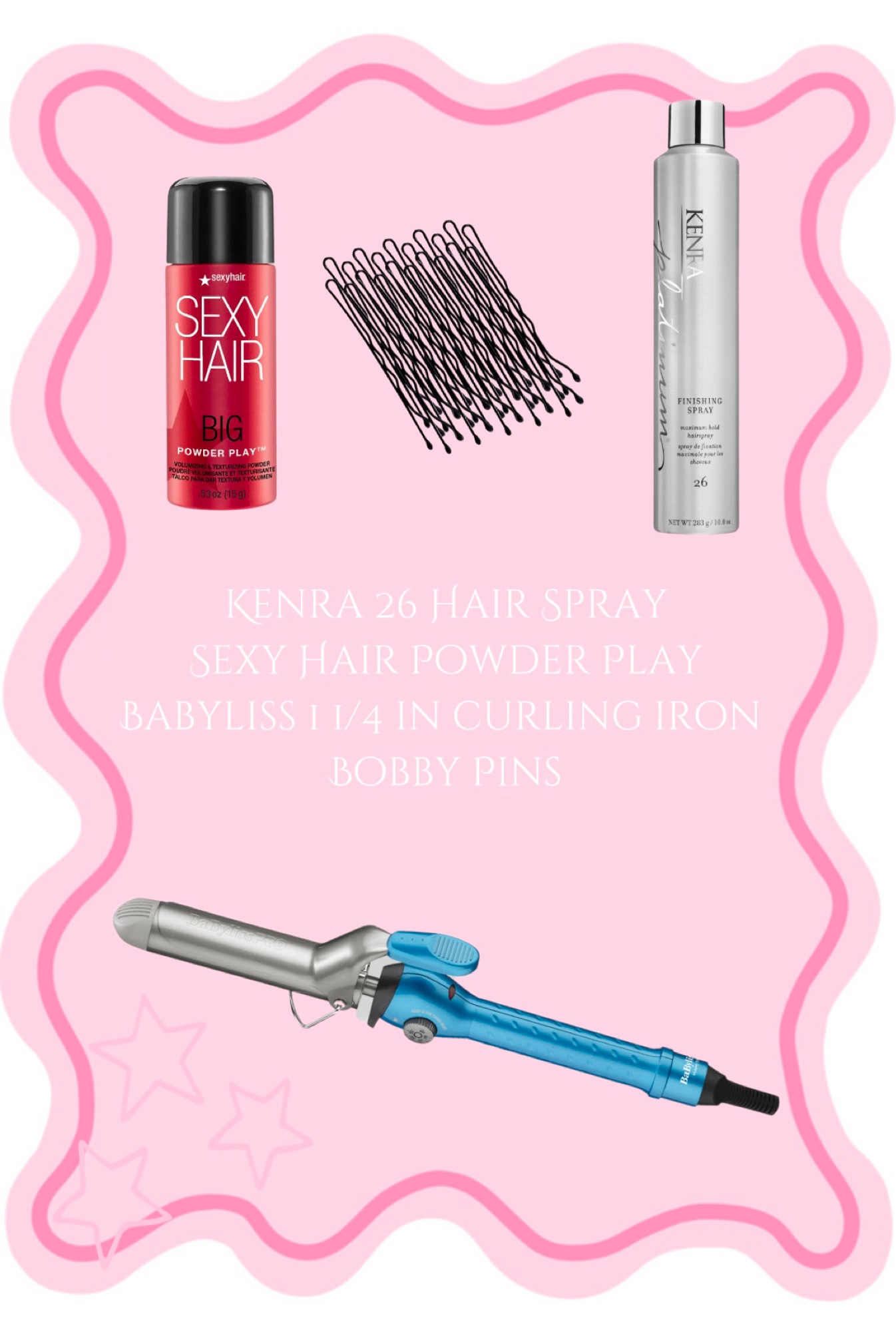 My go to products for bombshell curls ✨