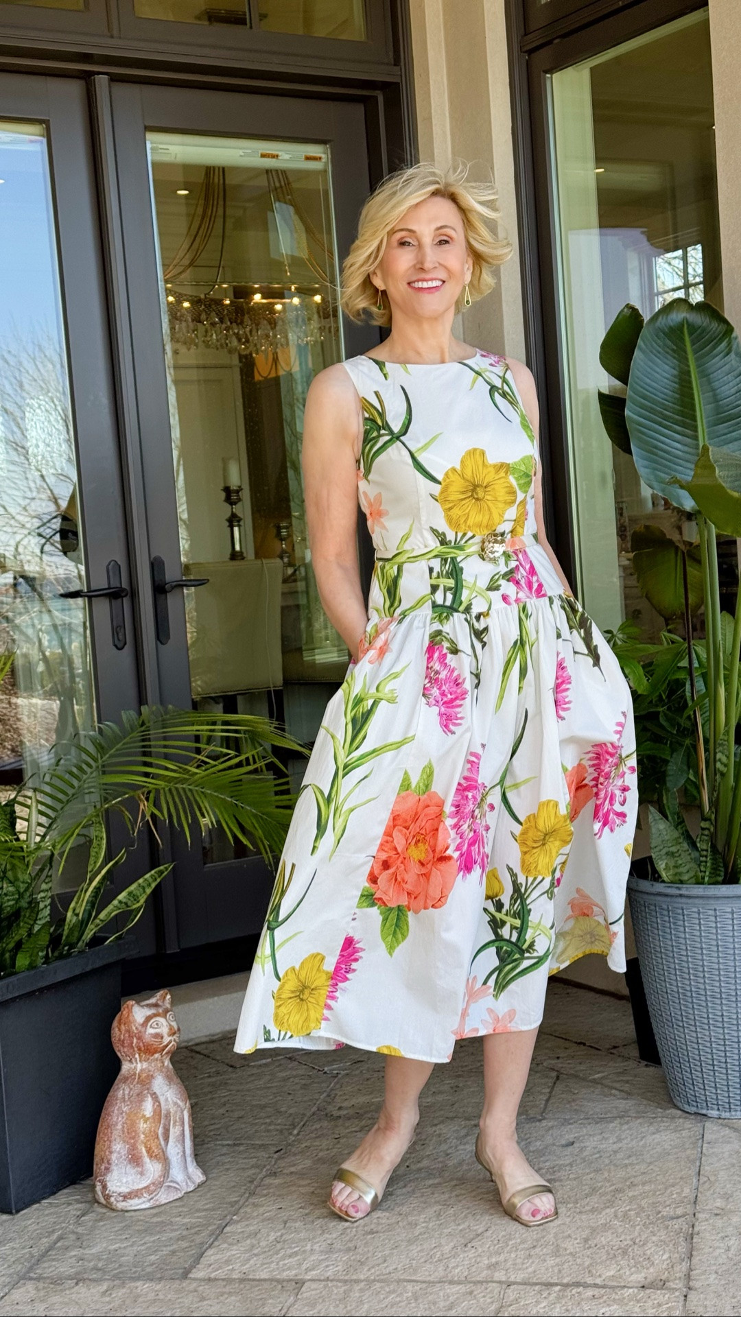 A white dress and a colorful floral print will always have my heart 🌸✨ This one feels so fresh, fun, and perfect for sunny days ahead. Easy to wear, easy to style, and definitely one of those pieces that instantly lifts your mood.

#LTKootd #LTKSeasonal #LTKOver40