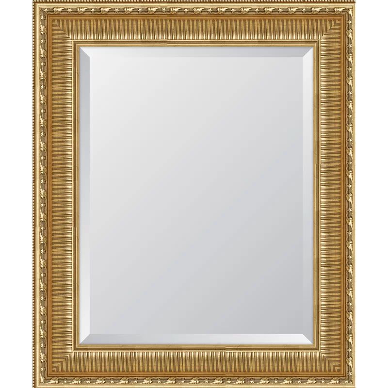 Mccleery Wide Gold Accent Wall Mounted Mirror | Wayfair North America