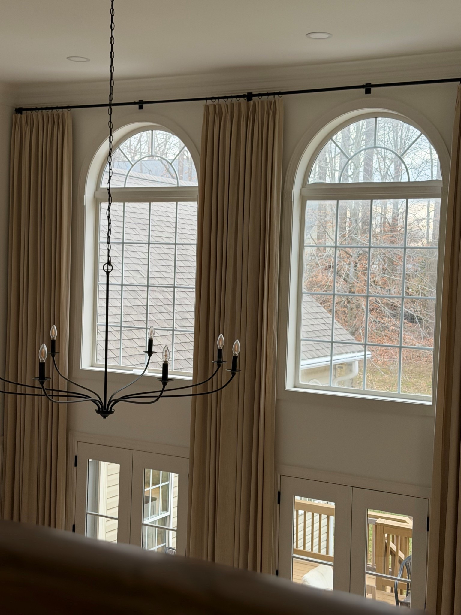 Homerilla curtains are the prettiest light khaki color adding that warmth and texture perfect for any space!

Seen here are the Lillie Linen Drapes, Light khaki color, no liner, triple pleated and memory trained!

Use code KRGI17 at checkout!

#LTKSaleAlert #LTKHome