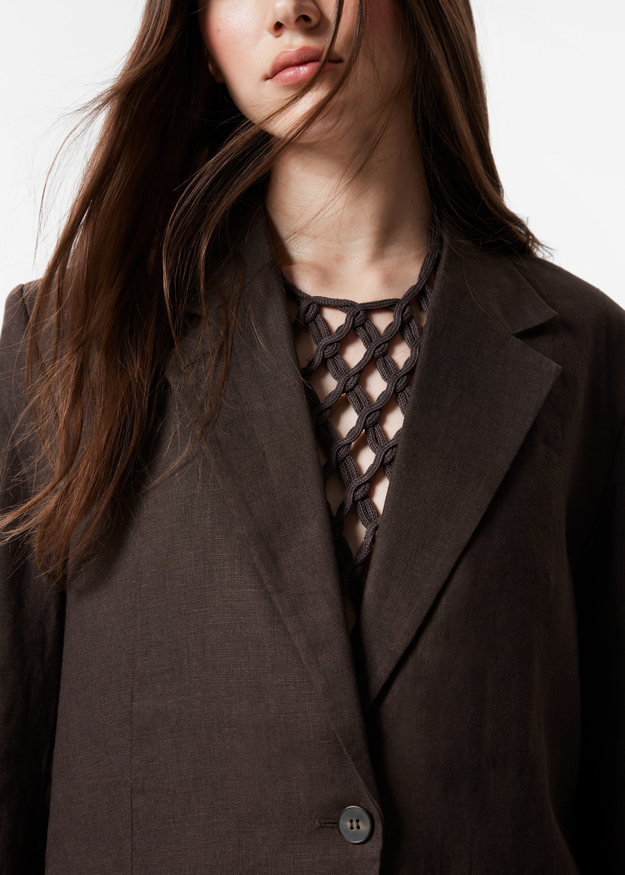 Single-Breasted Linen Blazer | & Other Stories UK