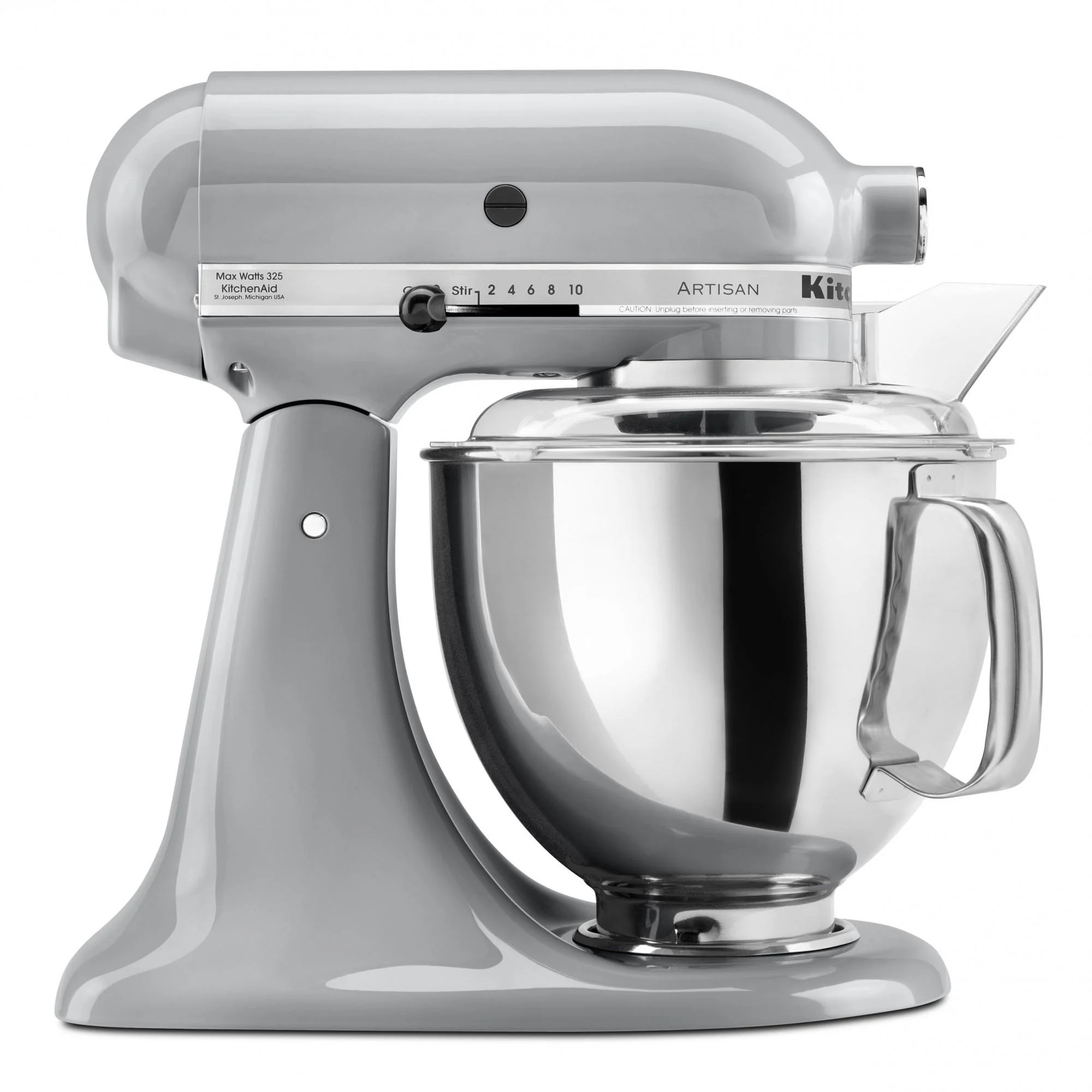 KitchenAid® Artisan® Series 5 Quart Tilt-Head Stand Mixer, Metallic Chrome, KSM150PS | Walmart (US)