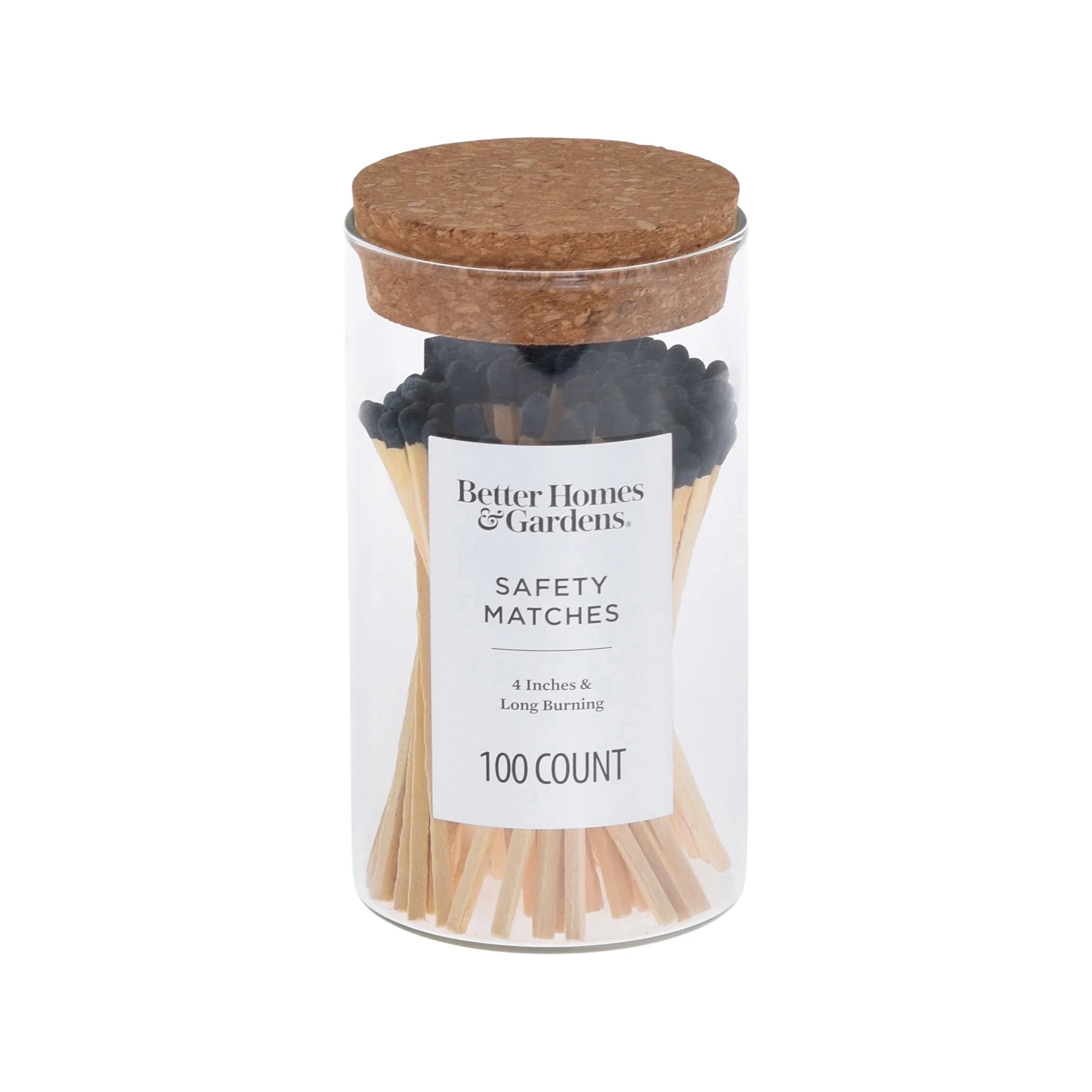 Better Homes & Gardens Premium 4" Wooden Safety Matches - Walmart.com | Walmart (US)