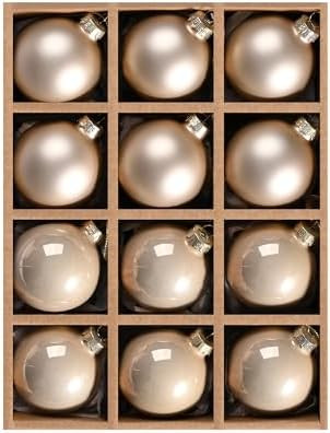 WDS WONDROUS Glass Christmas Hanging Ball Ornaments, Set of 12 Decorative Balls for Xmas Tree Dec... | Amazon (US)