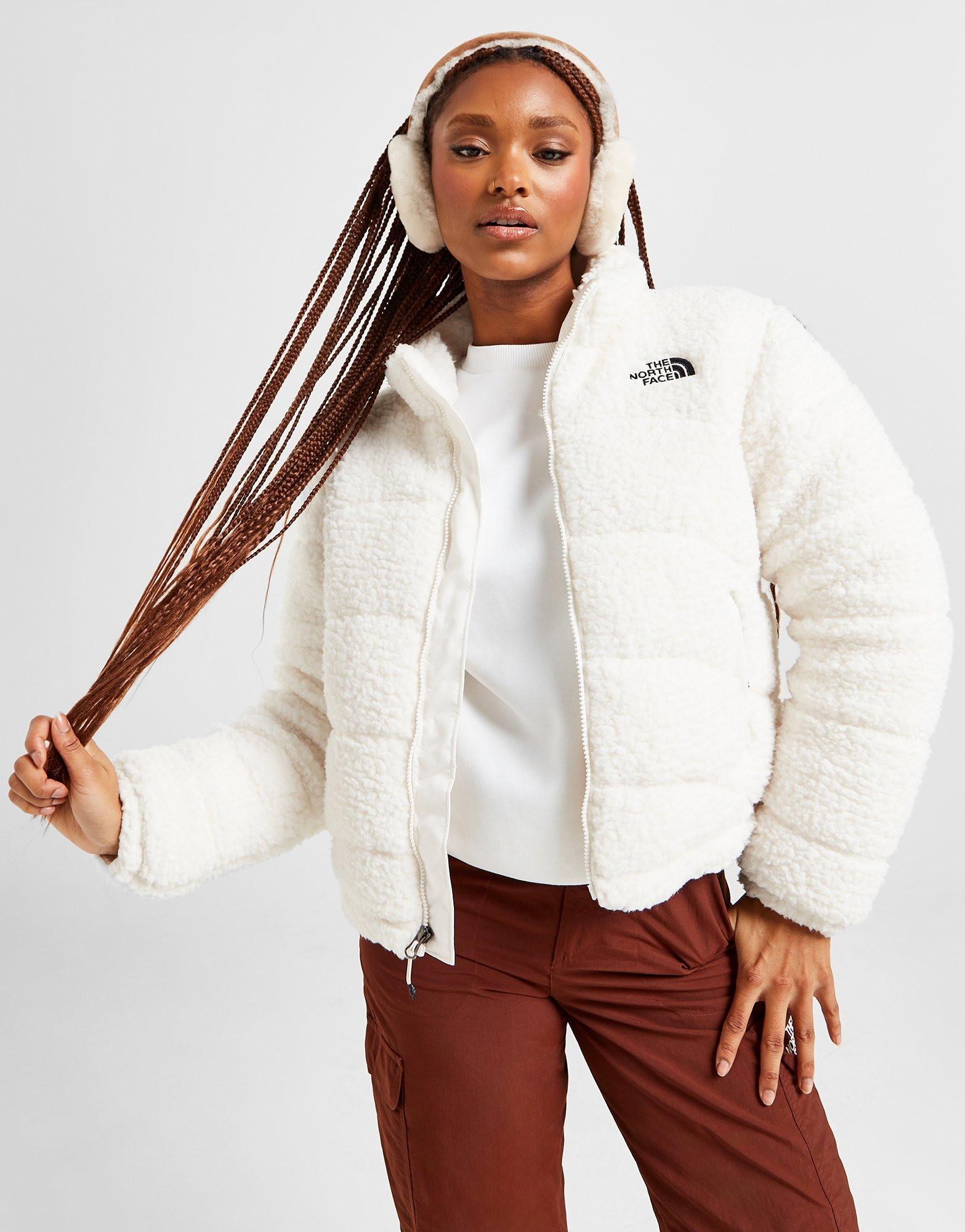 White The North Face 2000 Sherpa Jacket - JD Sports Ireland | JD Sports (IE)