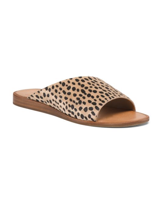 Asymmetrical Demi Wedge Slide Sandals | TJ Maxx