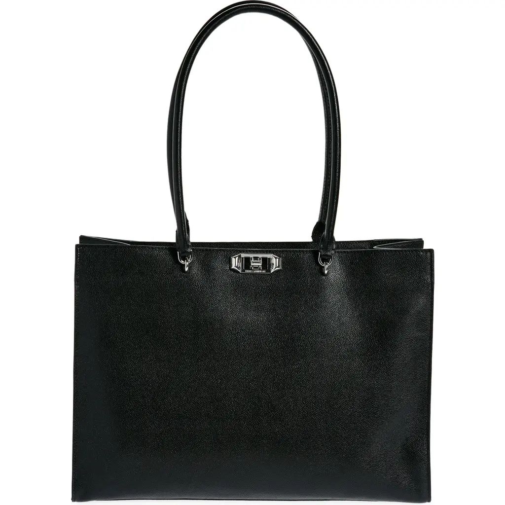 Rebecca Minkoff Amour Leather Tote in Black at Nordstrom | Nordstrom