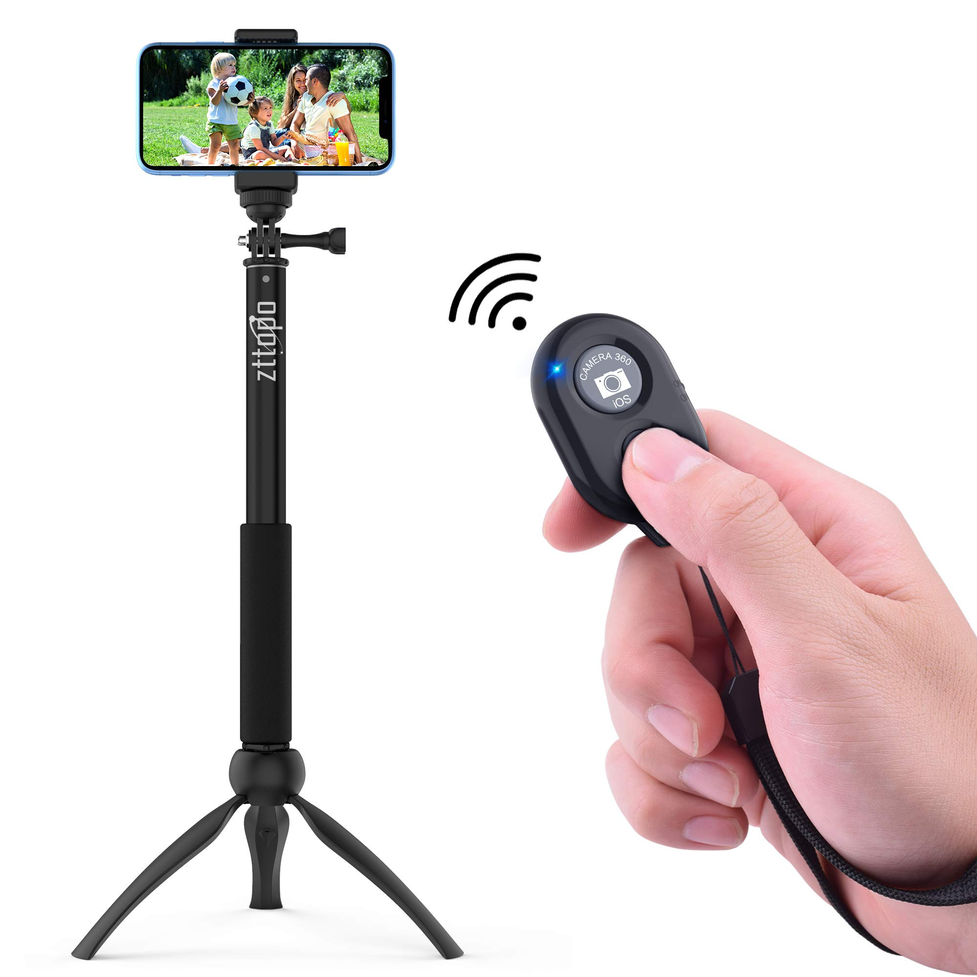 Wireless Camera Remote Shutter for Smartphones (2 Pack), zttopo Wireless Phone Camera Remote Cont... | Amazon (US)