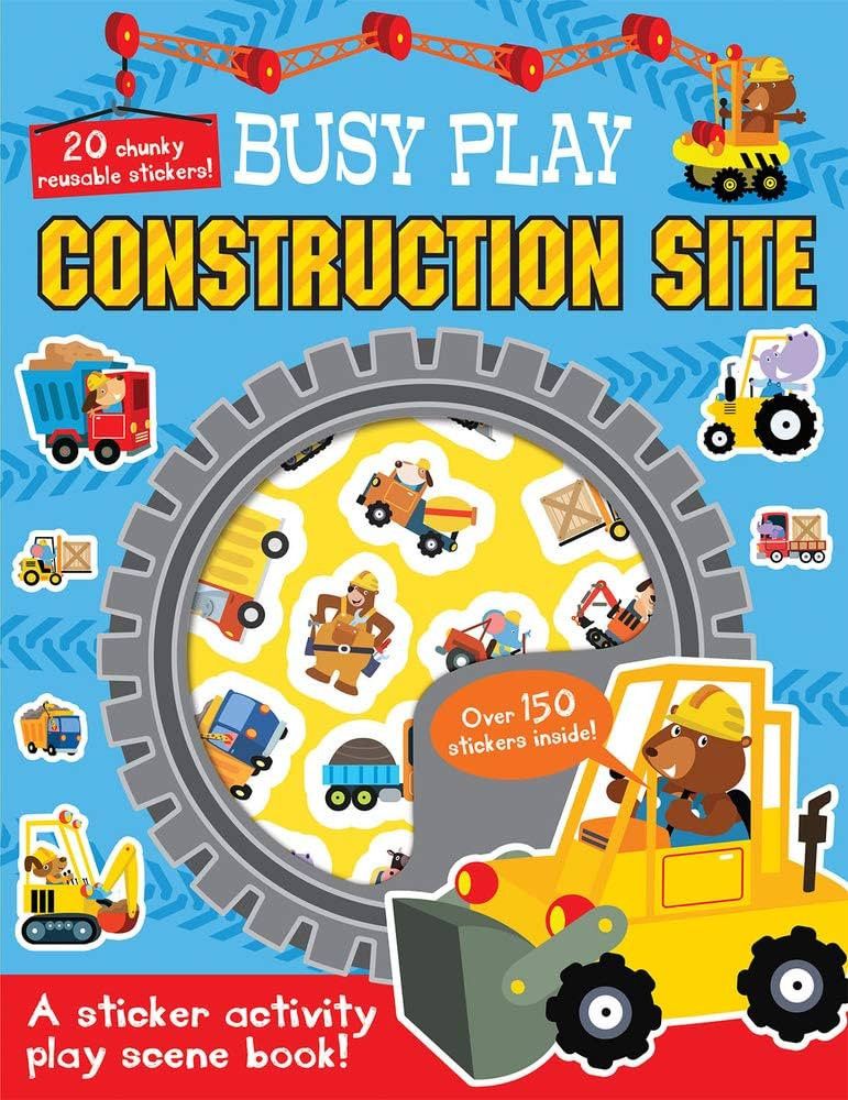 Busy Play Construction Site (Busy Play Reusable Sticker Activity) | Amazon (US)