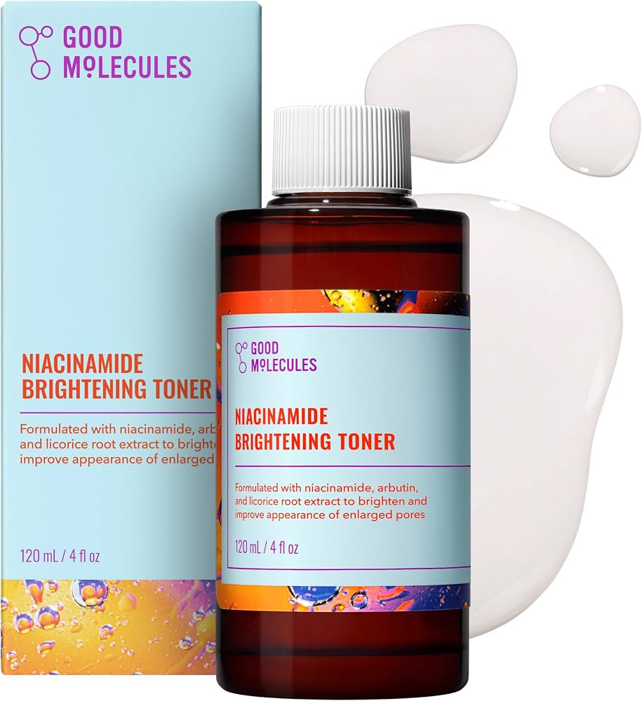 Good Molecules Niacinamide Brightening Toner with Arbutin, 4 fl oz | Amazon (US)