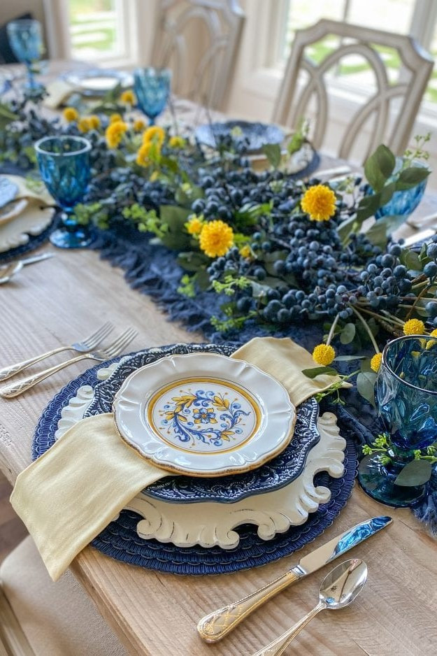 Your dream summer table 💙✨ shop now
#SummerDecor #LTKInspo #HomeGoals #homewithhollyj #shophollyjhome 

 #LTKfoodie #LTKSeasonal #LTKHome