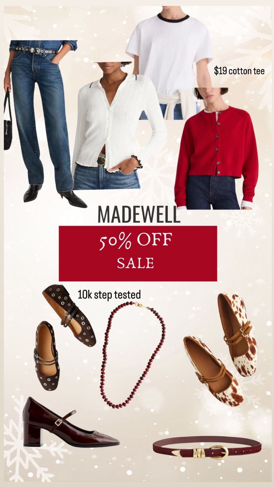 50% off Madewell sale 


#LTKHoliday #LTKootd #LTKSaleAlert