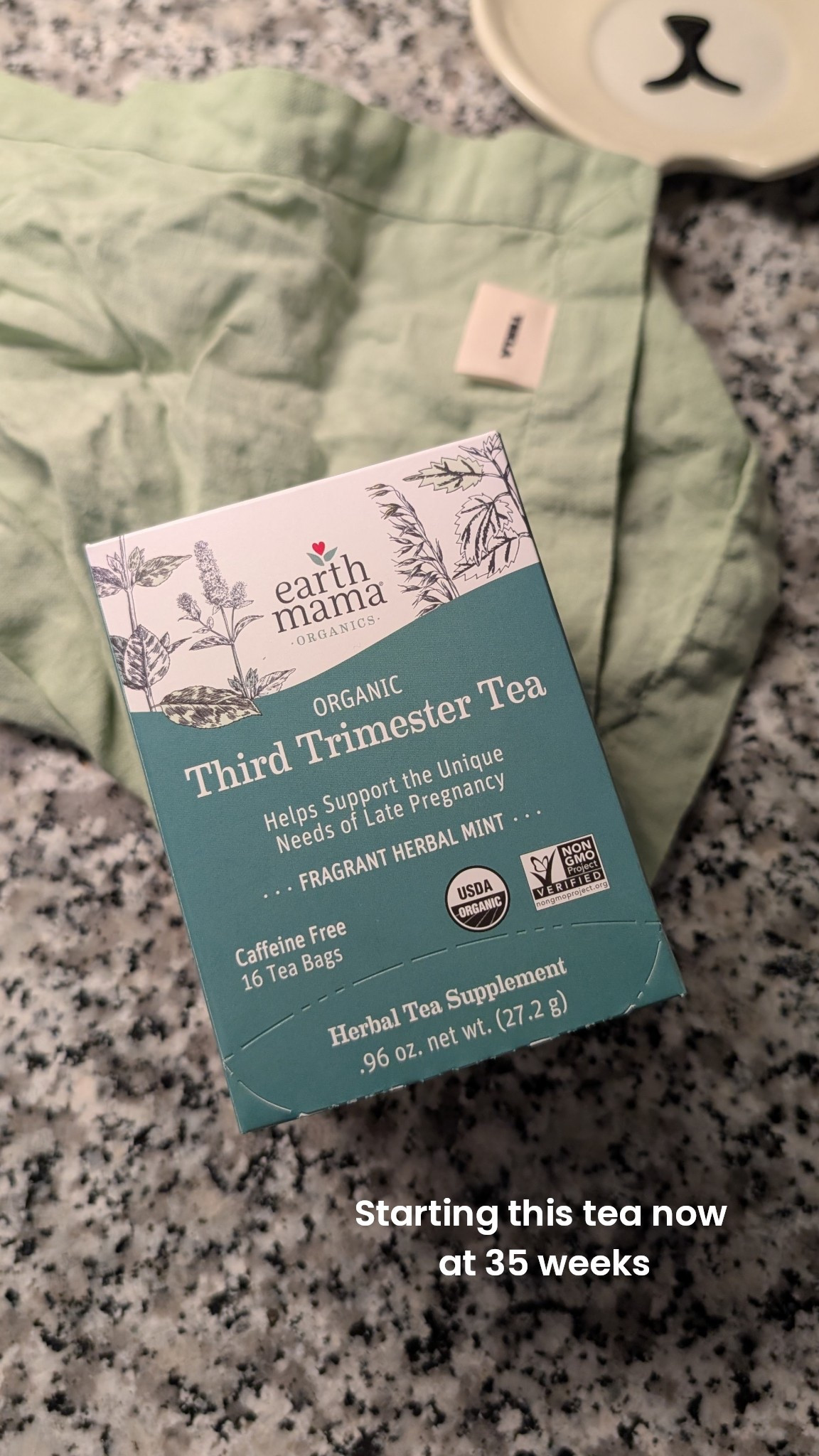 Earth mama third trimester tea 

#LTKmorningroutine #LTKBump